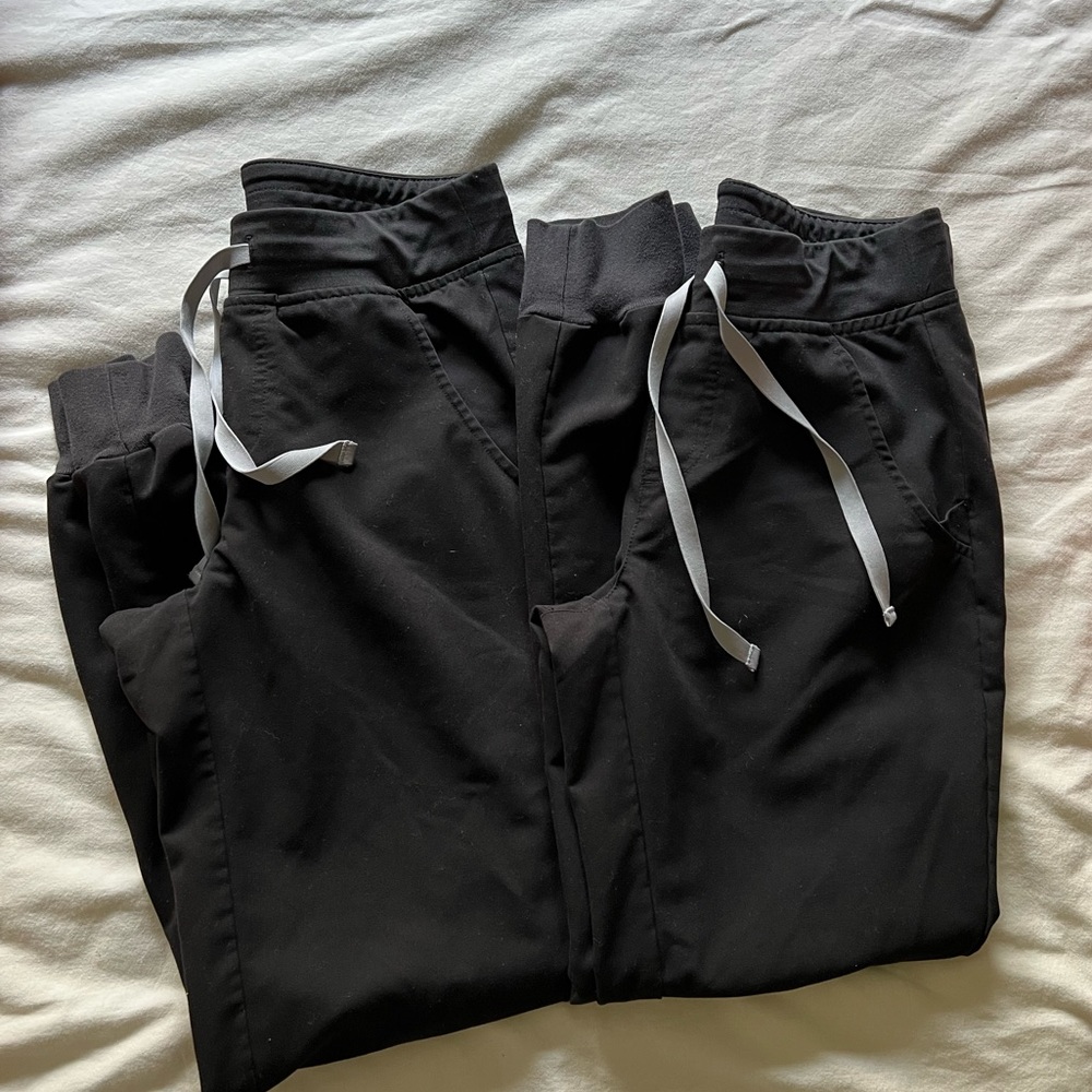 Figs black Zamora joggers size XS (PAIR)
